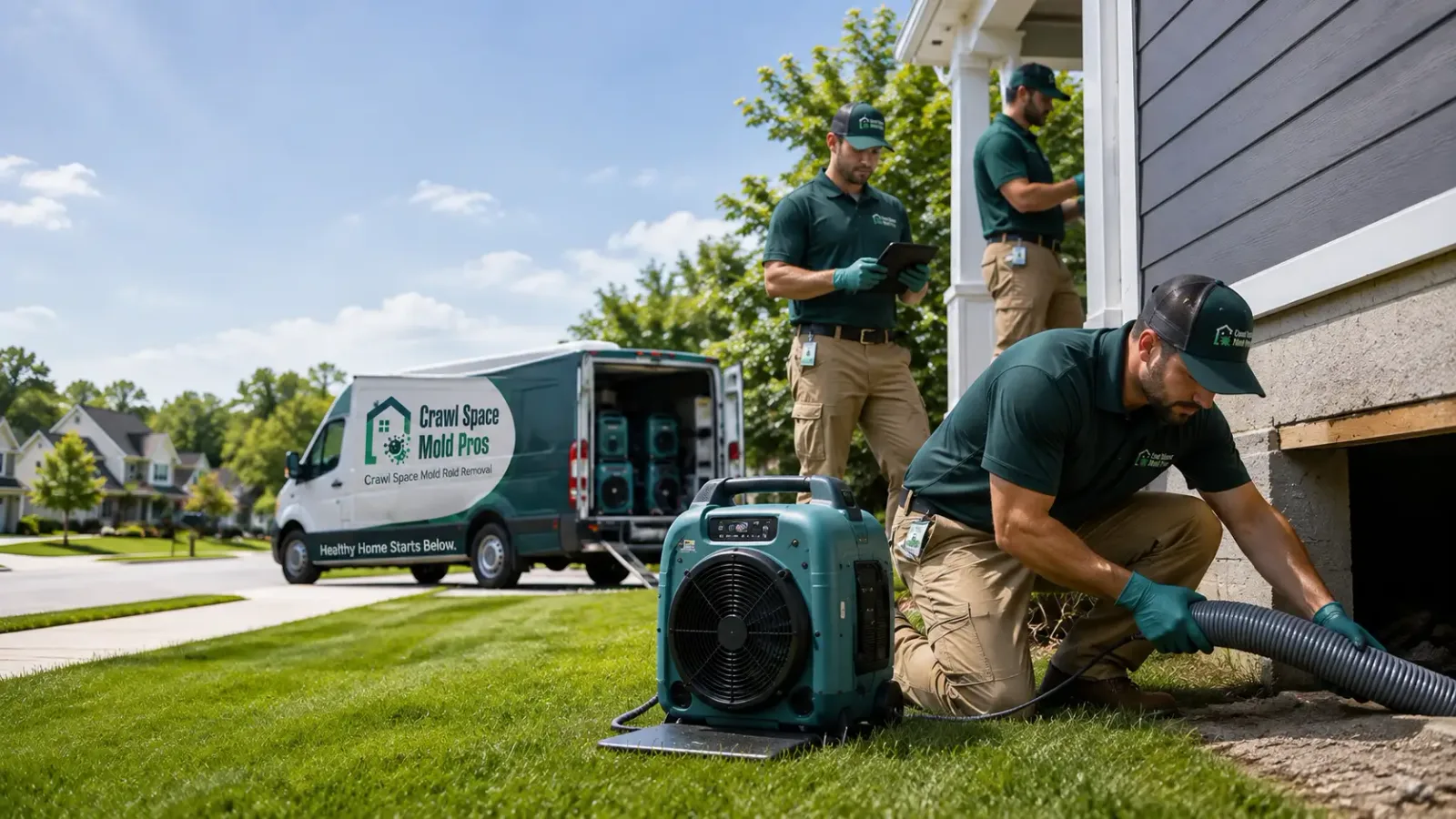 Crawl Space Mold Removal in Montpelier, OH